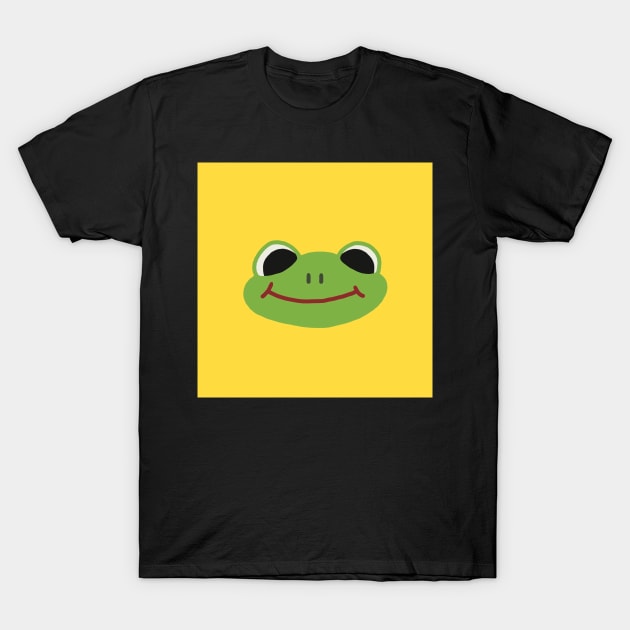 frog (yellow) T-Shirt by blue1983